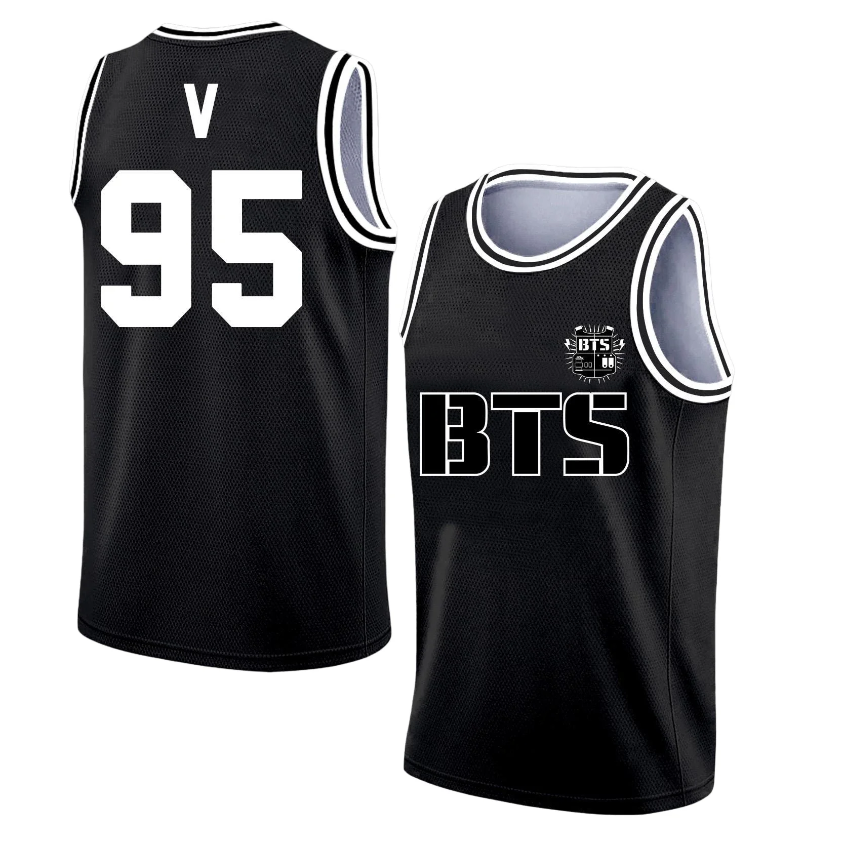 BTS Arirang 2026 World Tour Neues Basketball-Outfit KpopY2k Atmungsaktives Tanktop Lässiges Hemd Street-Family-Kleidung – Detail 8