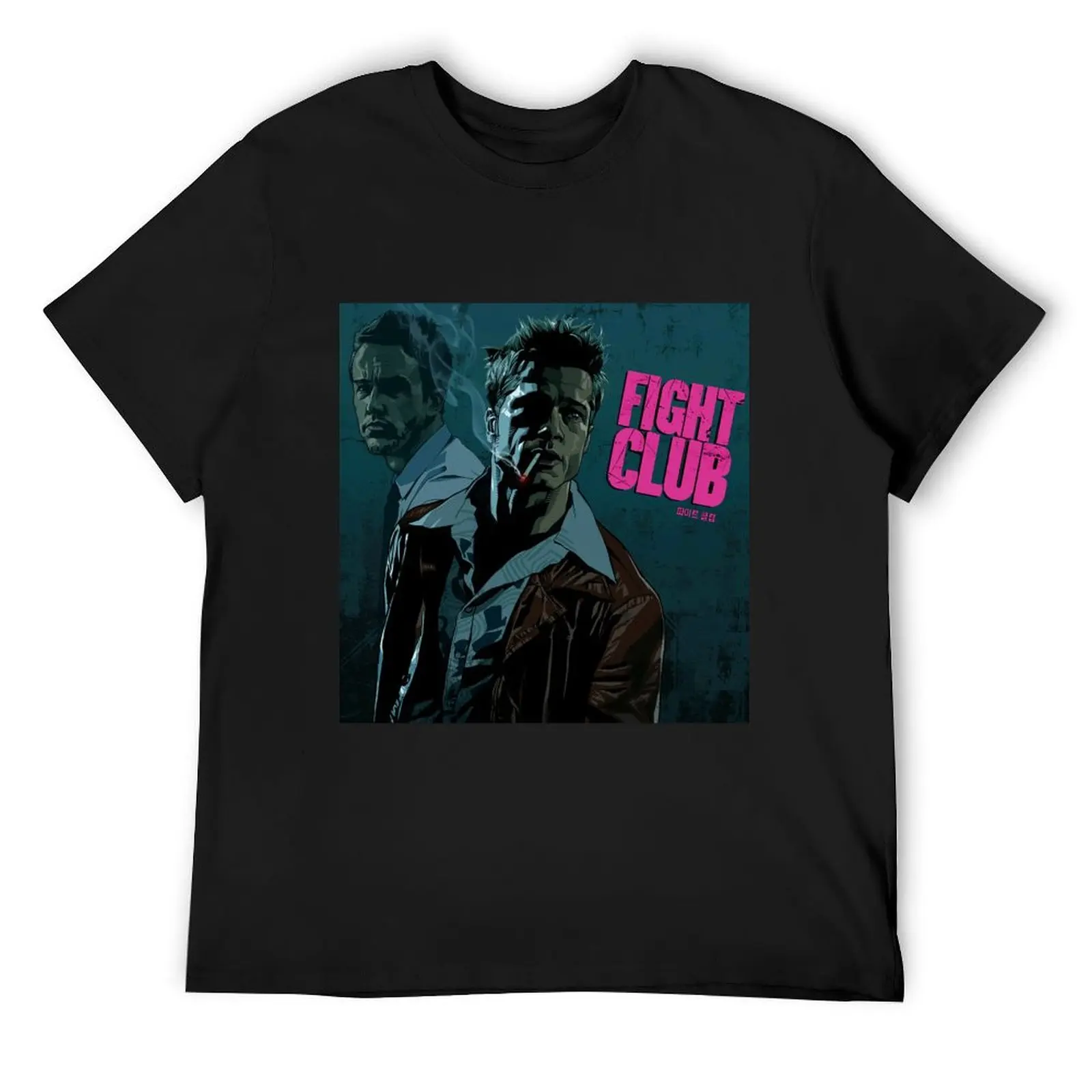 Fight Club Drawing The Narrator And Tyler Durden T-Shirt new edition shirts graphic men workout shirt