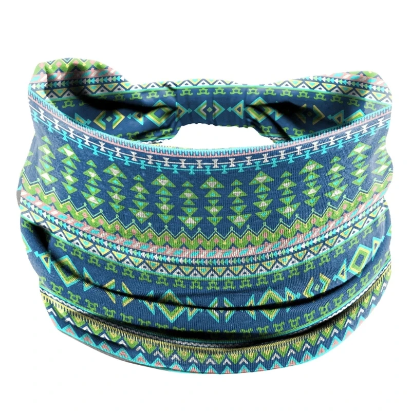 Women Stretchy Hairband African Headband Boho Print Hairband Girl Yoga Workout Head Band Sport Headband Hair Accessories