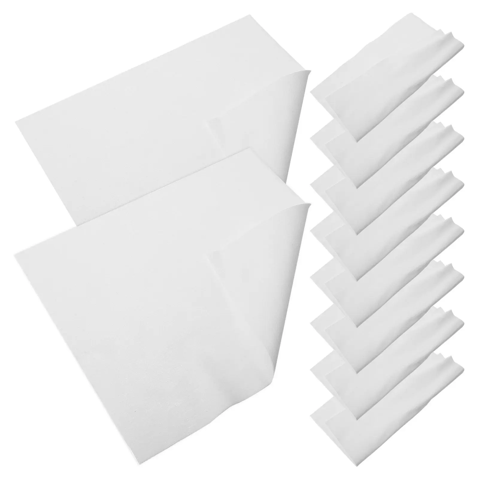 

30 листов нетканых фильтров для пылесборников для маникюра, легко заменяемые, прочные и многоразовые, для домашнего использования и салонов красоты