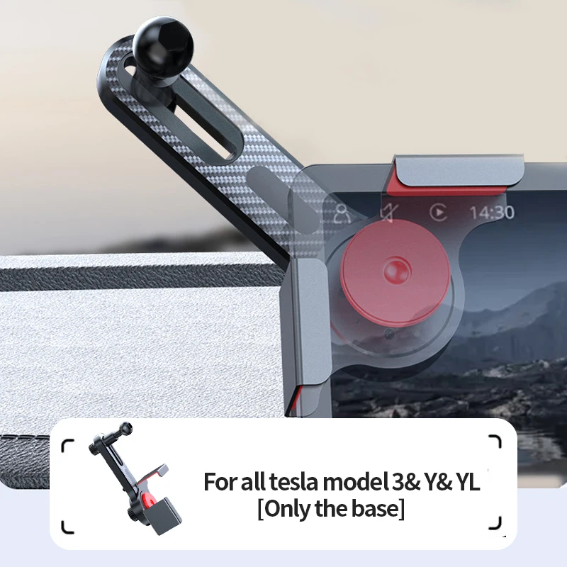 Handyhalterung für alle Tesla Model 3 Y Highland Juniper mit stärkerem Magnet 360° ° Drehbarer Auto-Stützfußhalter Zubehör