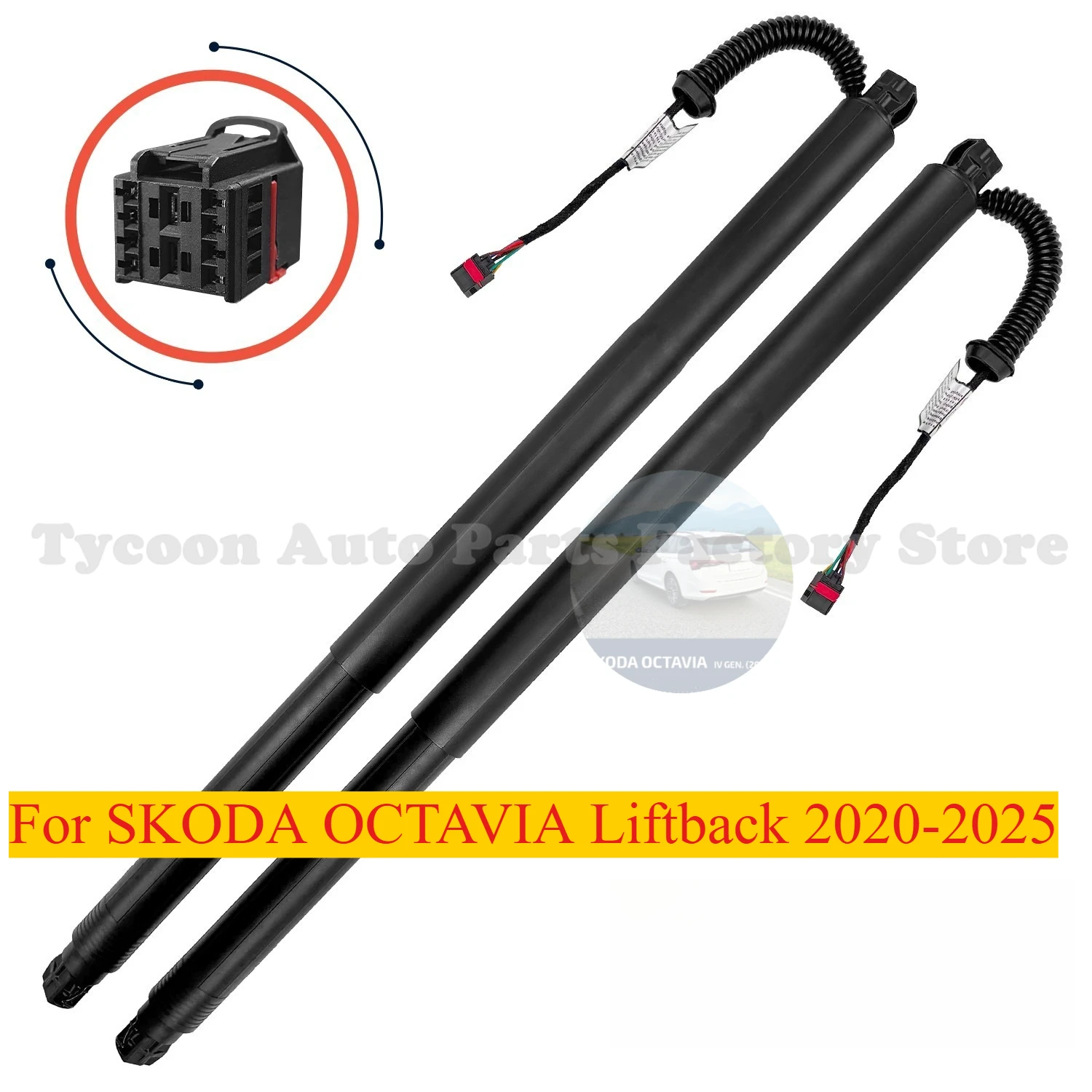 

Electric Tailgate Strut Actuators Set For SKODA OCTAVIA Liftback 2020-2025 5E6827851