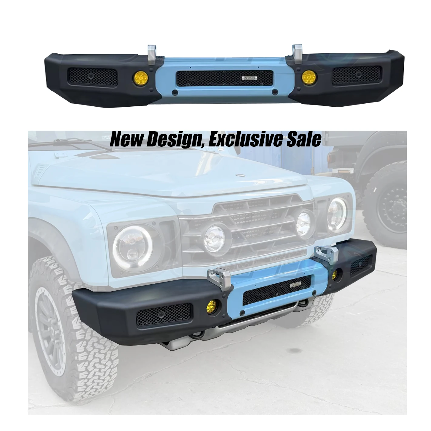 

Ineos Grenadier Bumper Upgrade Bull Bar New Design Exclusive Front Body Kits Modification Part Accessory on Sale