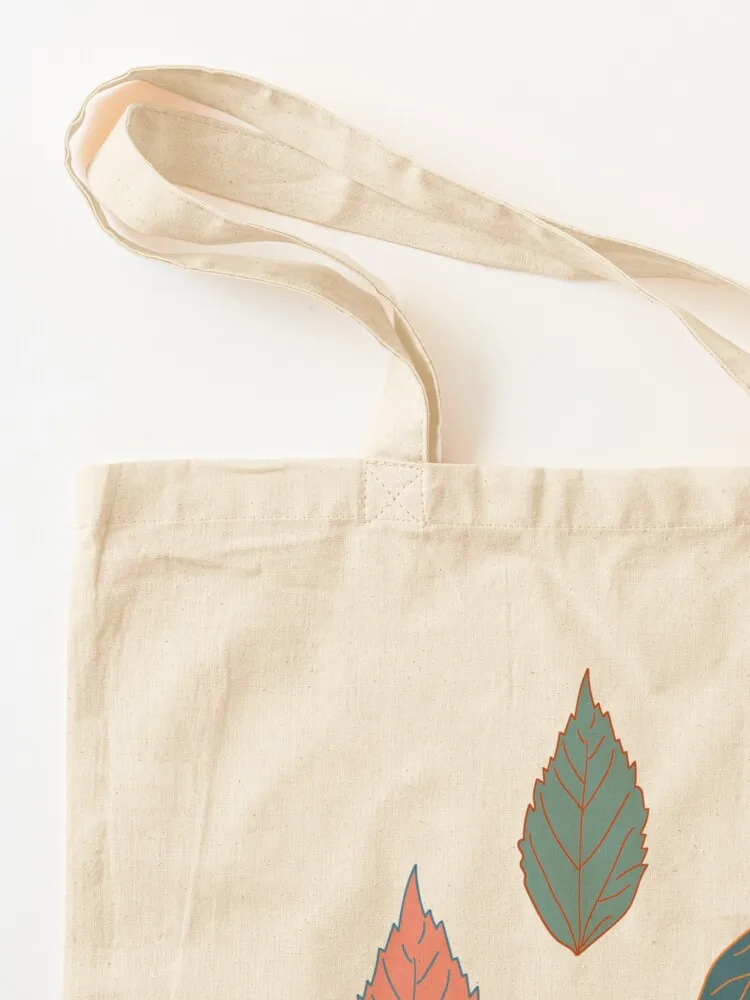 Four energetic colors leaves sticker design Tote Bag Big bag women Custom bag bags for women cloth woman