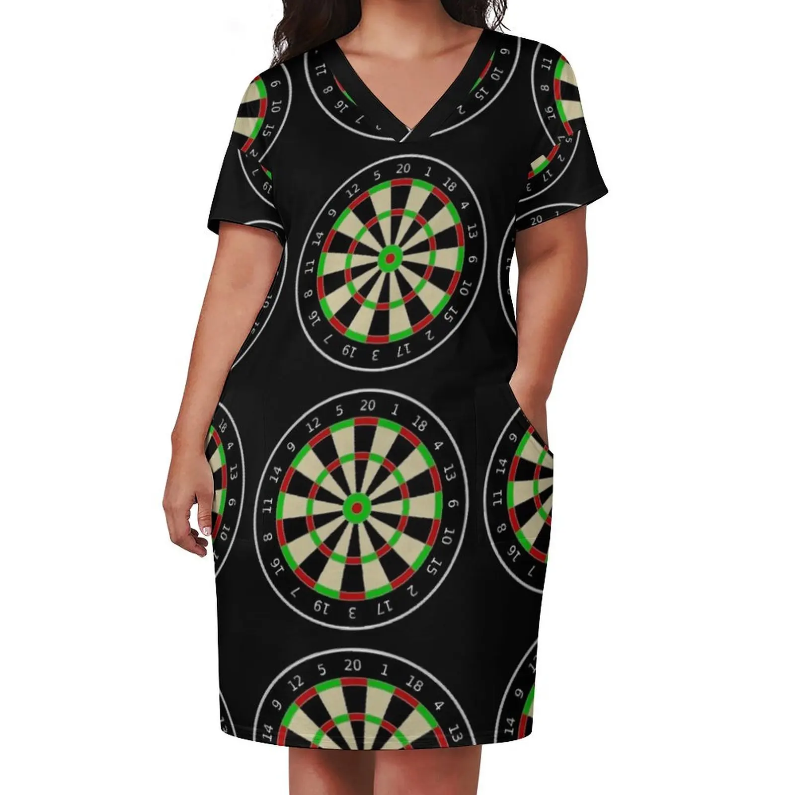 Dartboard Loose Pocket Dress birthday dress for women dresses for prom