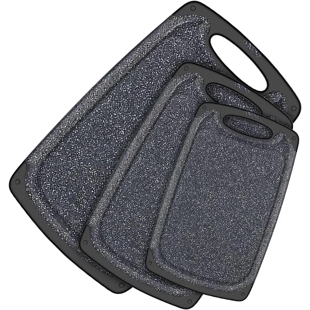 

Кухонная разделочная доска (набор из 3 шт.), наборы профессиональных разделочных досок, разделочные доски, которые можно мыть в посудомоечной машине с канавками для сока и Ca