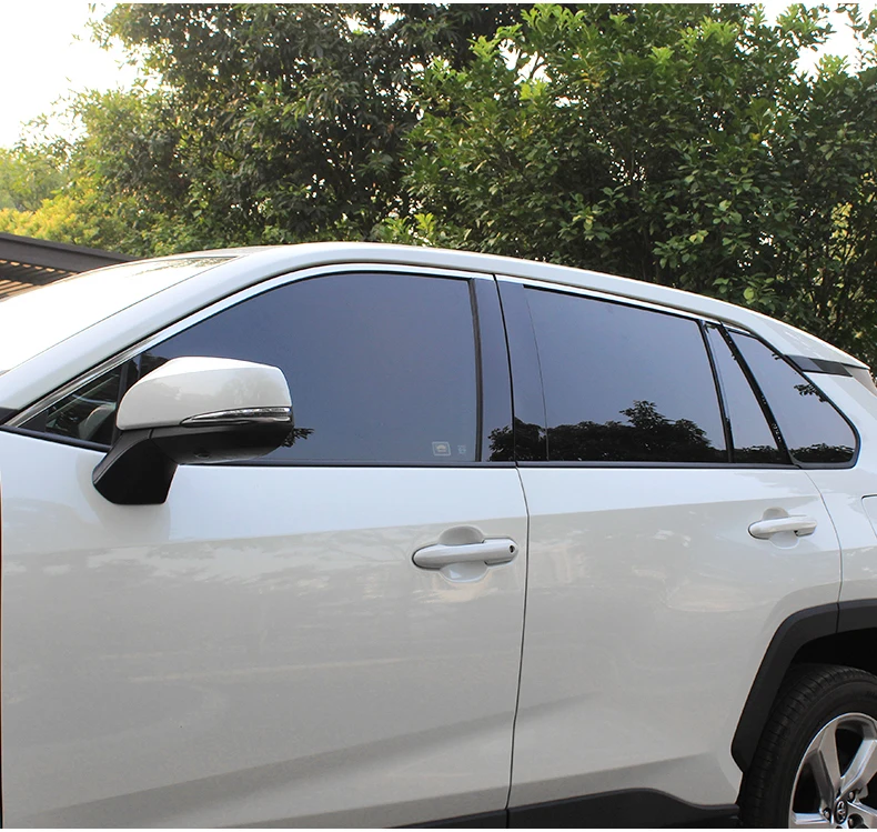 Für Toyota RAV4 XA50 2019 2020 2021 2022 2023 2024 2025 Hybrid Auto Säulenverkleidung Türfenster Zierleisten Aufkleber Zubehör – Detail 10