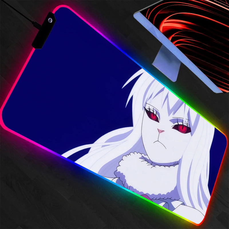 

RGB Mouse Pad One Piece Gaming Accessories PC Gamer Xxl Computer Desk Mat Laptop Varmilo LED Keyboard Mousepad Durable