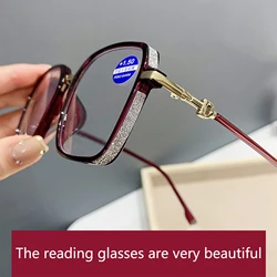 Shatar Reading Glasses Anti Blue Light High Grade Comfortable Elegant Temperament Presbyopia Glasses For Men And Women