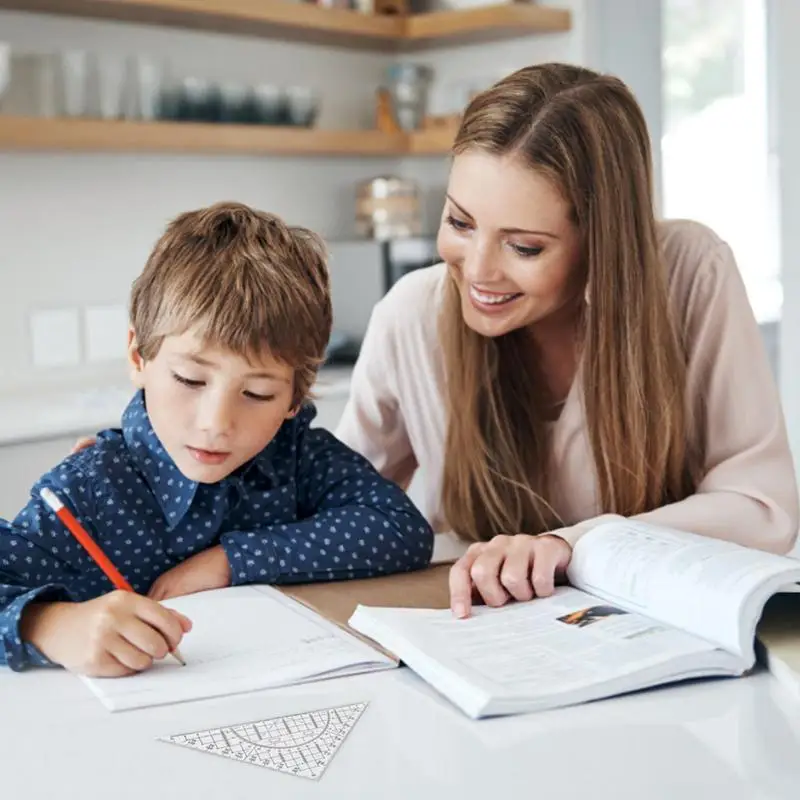 Triangle Ruler For Crafting 22cm School Ruler Drawing Ruler Triangle Geometry Drafting Tools Math Protractor Transparent