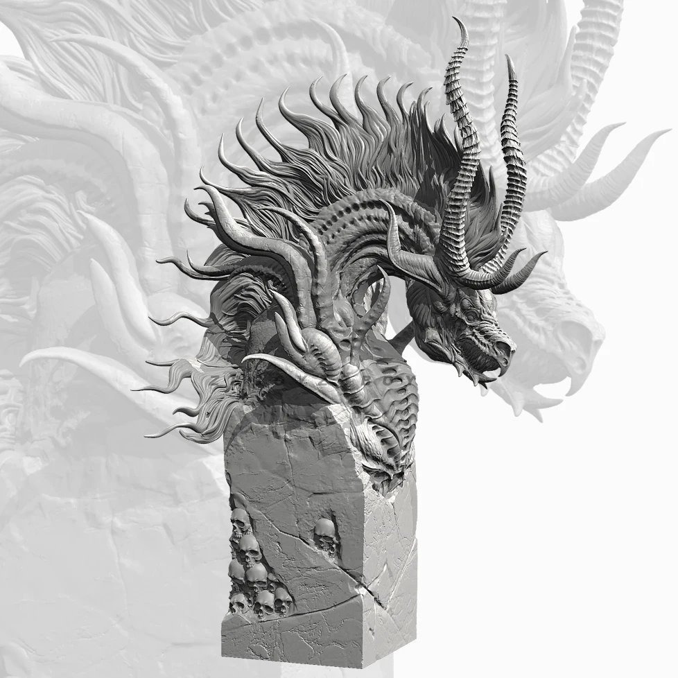 

Overall heights 80mm 100mm Resin bust model kits figure colorless and self-assembled（3D Printing ）TD-7557/3D