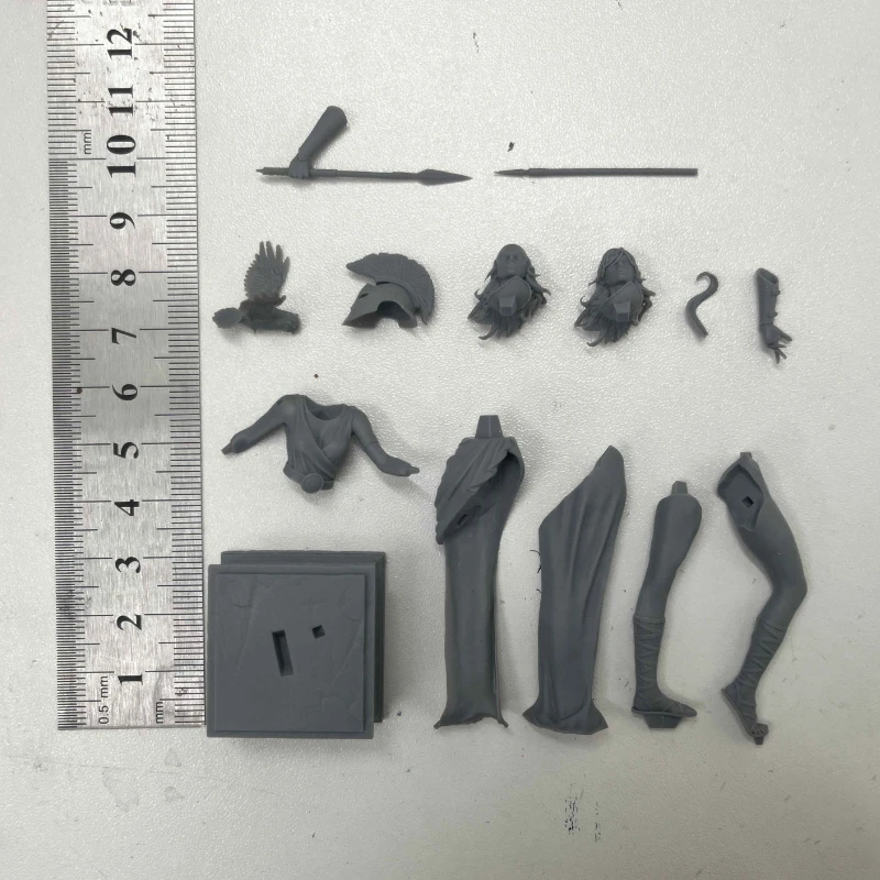 고대 그리스 신화 취미 디오라마 전설 여신 아테나, 조립되지 않은 미도색 피규어 모델 키트, 무료 배송, 1/24 송진