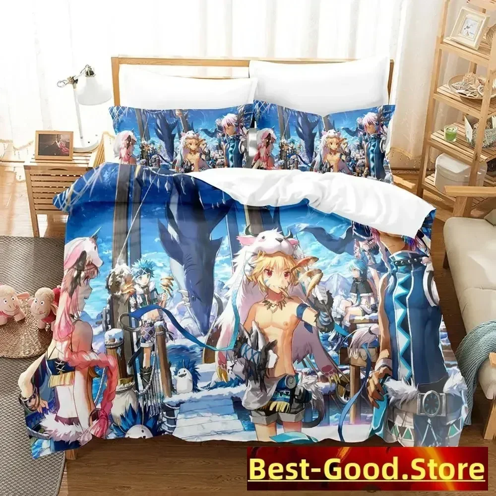 

Cool Game Elsword Bedding Set Single Twin Full Queen King Size Bed Set Adult Kid Bedroom Duvetcover Sets Anime parure de lit Bed