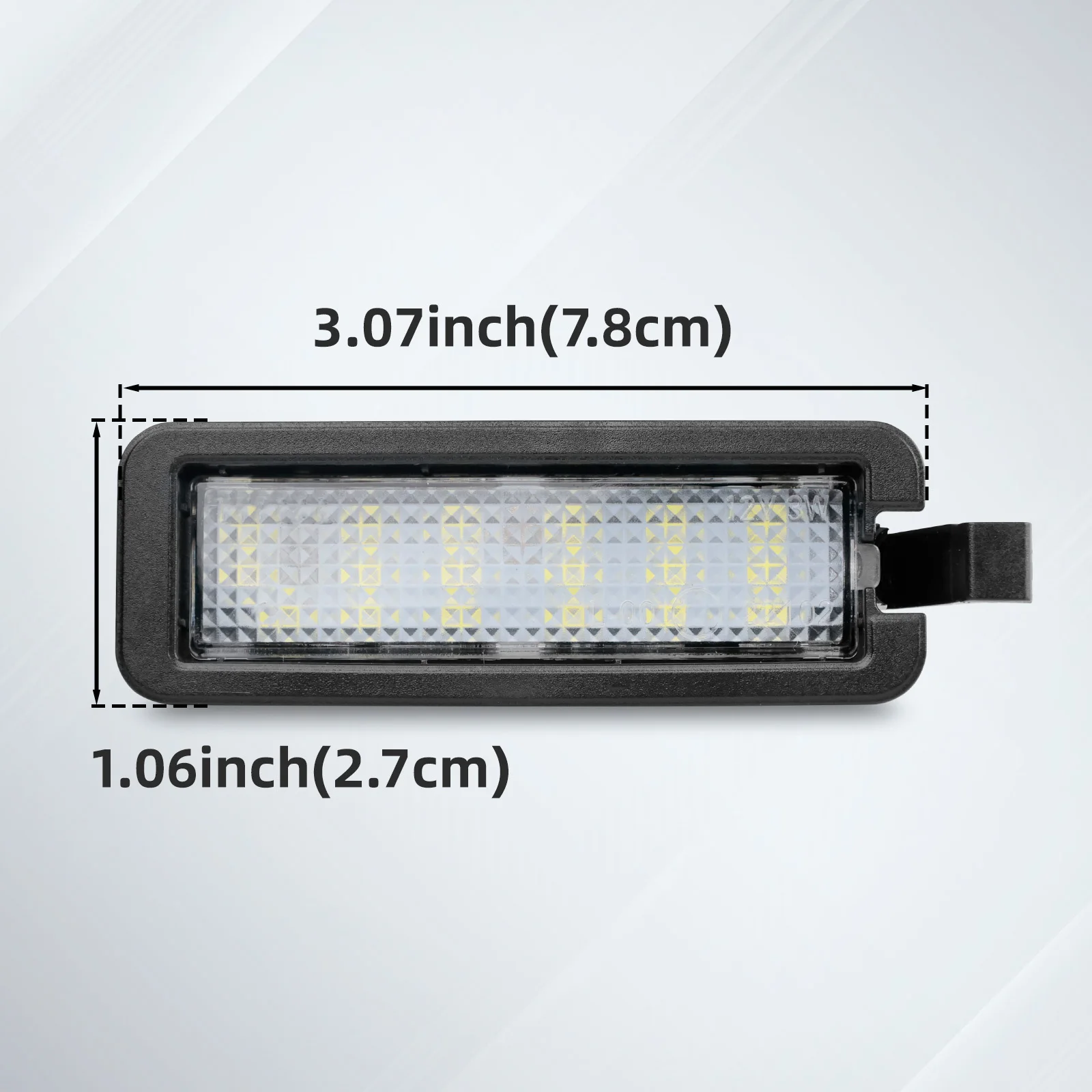1 pcs 12V Car LED License Plate Light Lamp For Dodge Charger Challenger For Chrysler 300 Pacifica  Jeep Compass