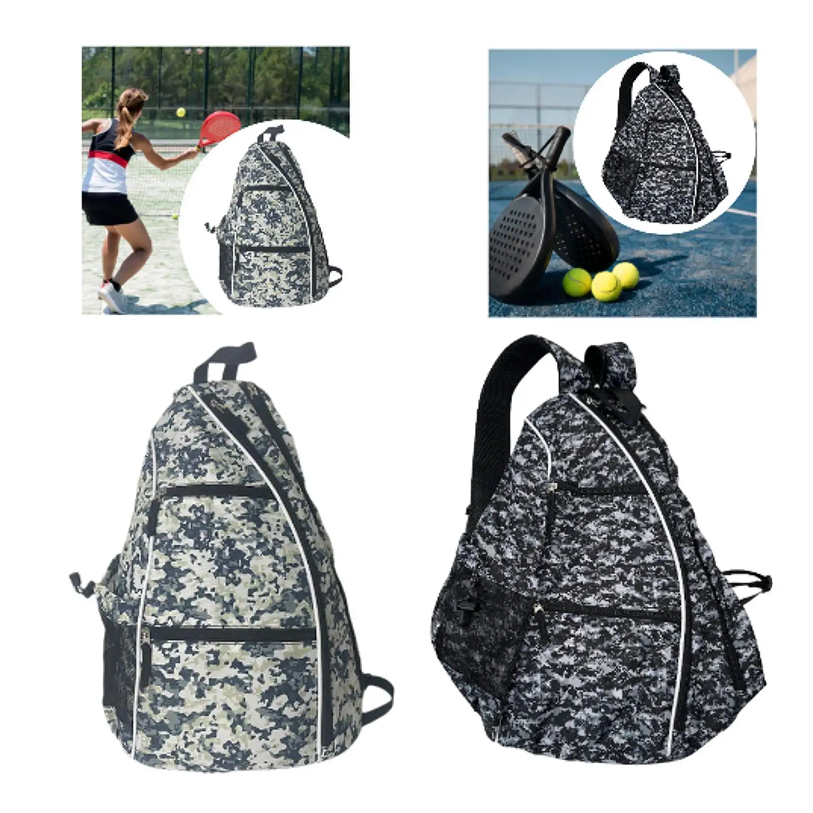 Pickleball Backpack, Pickleball Bag Travel Pouch Storage Pocket Portable Sturdy