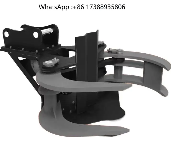 New Innovations Adjustable Hydraulic Tree Shears 360 Degree Rotating Wood Cutter for 6-10 Ton Excavators 1 Year Warranty