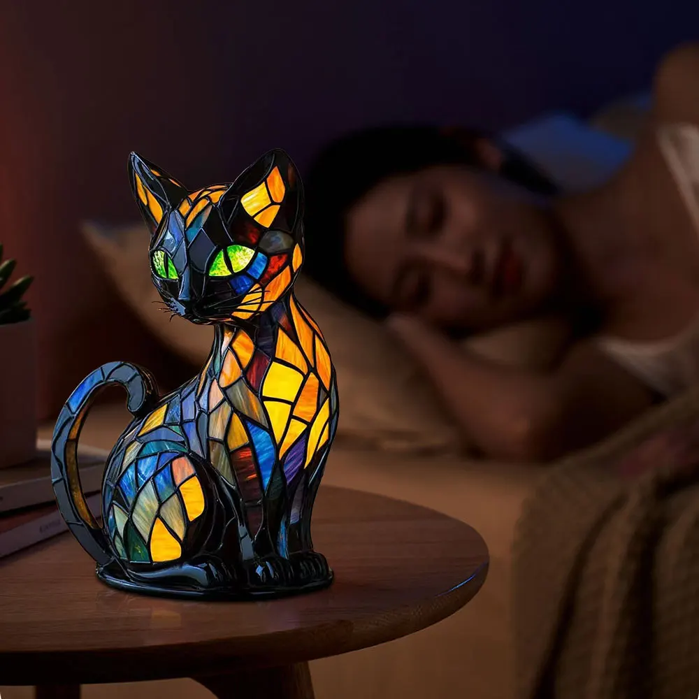 

Bedroom Nightstand Lamps Animal Led Table Lamp Creative Resin Ornament for Shelf Bedroom Home Bed Living Room Apartment
