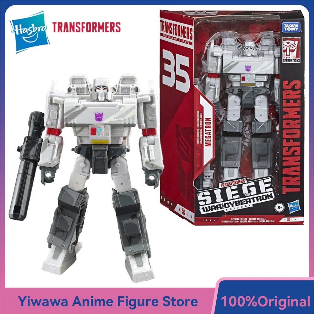 

[In-Stock] Hasbro Transformers War for Cybertron Siege Megatron (35th Anniversary Classic Animation) Anime Figure Model Toys