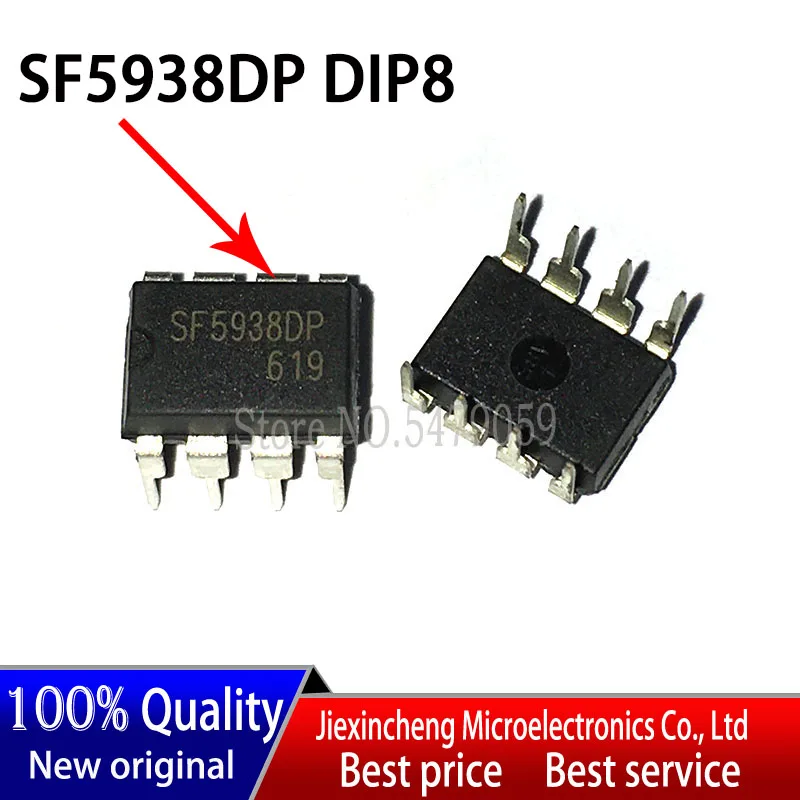 10PCS SF5938DP SF5938 SF5539DP SF5539  DIP8  Power switch chip New original