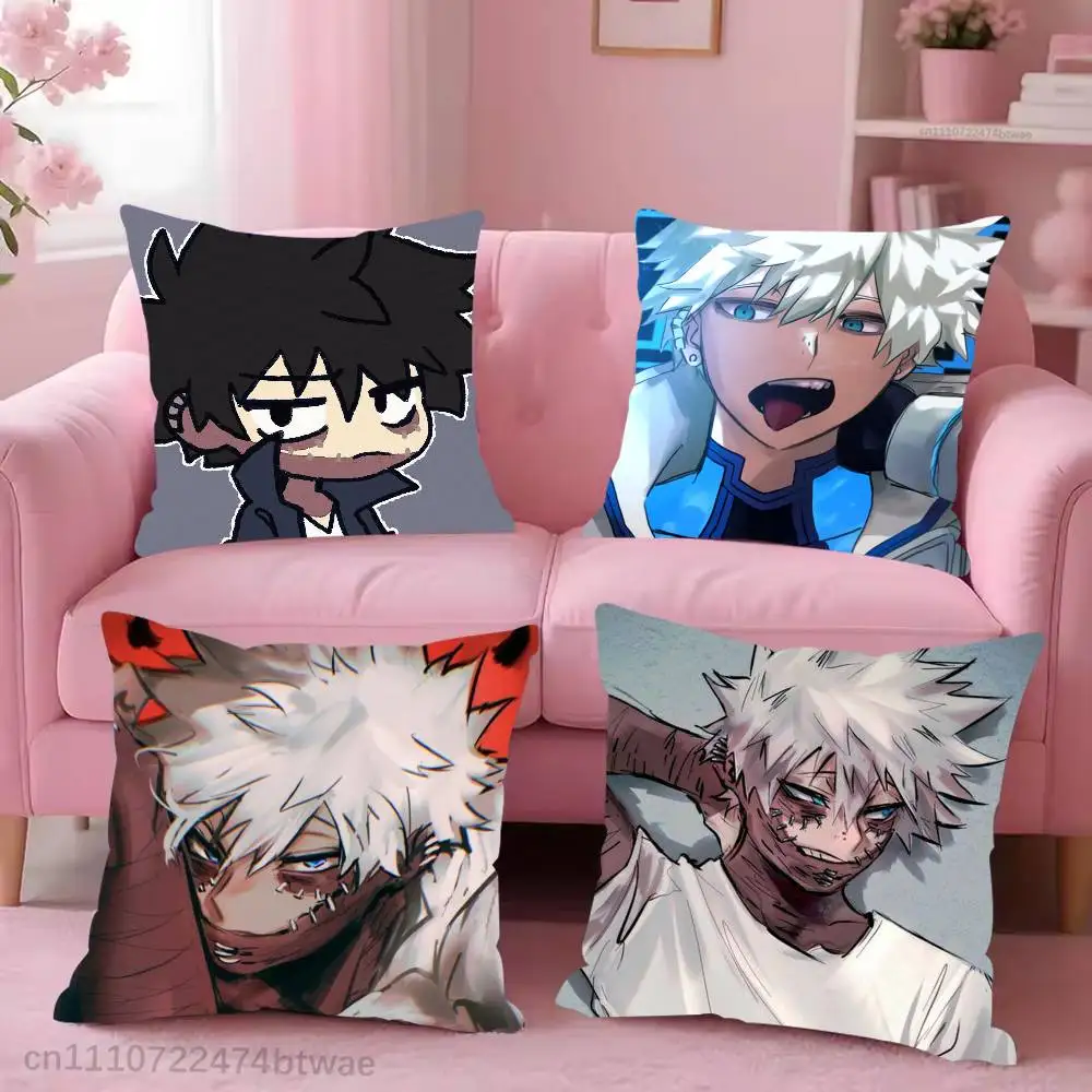 

MHA Dabi Todoroi Tota Pillow Case For Living Room Bedroom Hotel Pattern Printed Cushion Cover Decorations and Protector