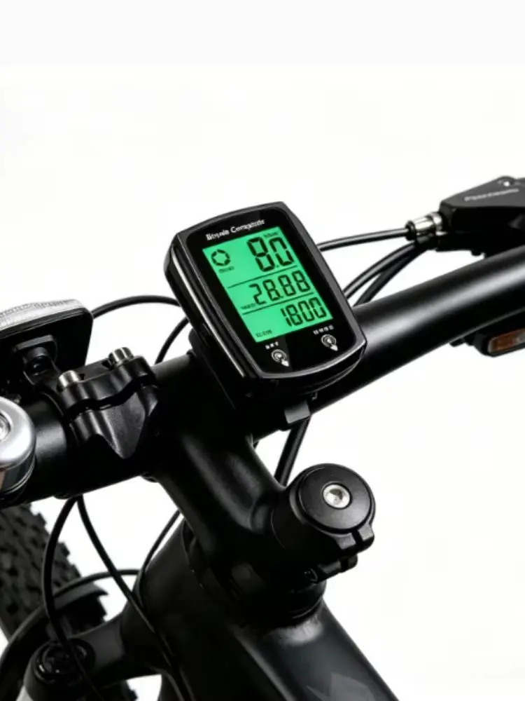 AliExpress HOMEFISH USB Luminous LCD Rechargeable Bicycle Computer Wired Speedometer - Road & Mountain Bike Cycling Odometer Speed Counter