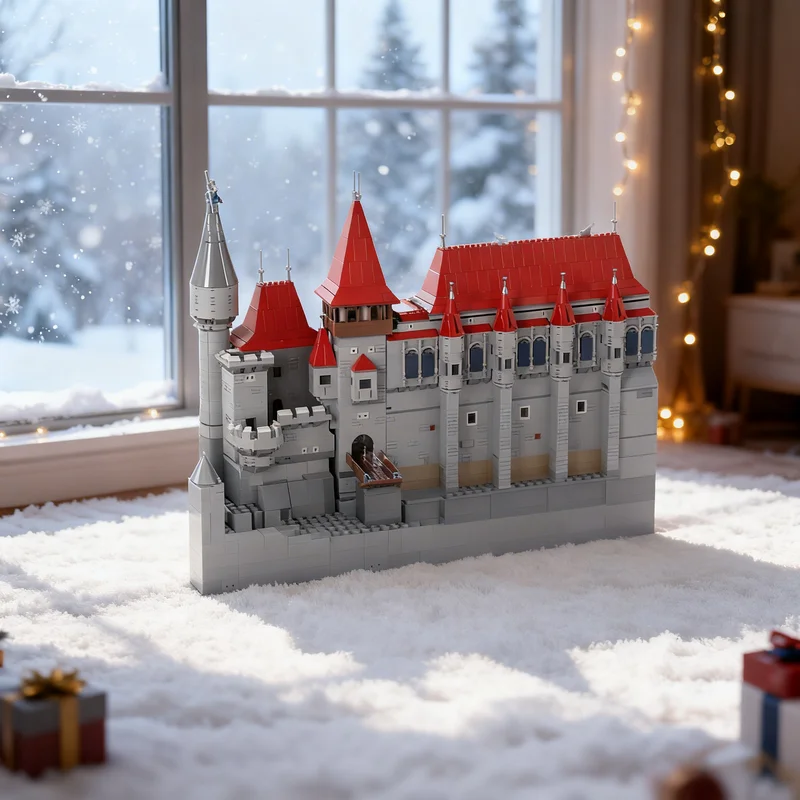 

4678pcs MOC Corvin From Castle Model Building Blocks Creative DIY Gift Display Decor Assemble Premium Adult Kids Desk Home Toy