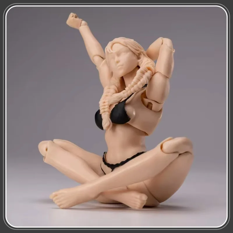 Przedsprzedaż【1 kwartał 2026】Notaman Nt-04 1/12 Super Elastyczna Figurka Żeńska z Ruchomymi Stawami, Żołnierka, Model do Malowania Artystycznego, Zabawka