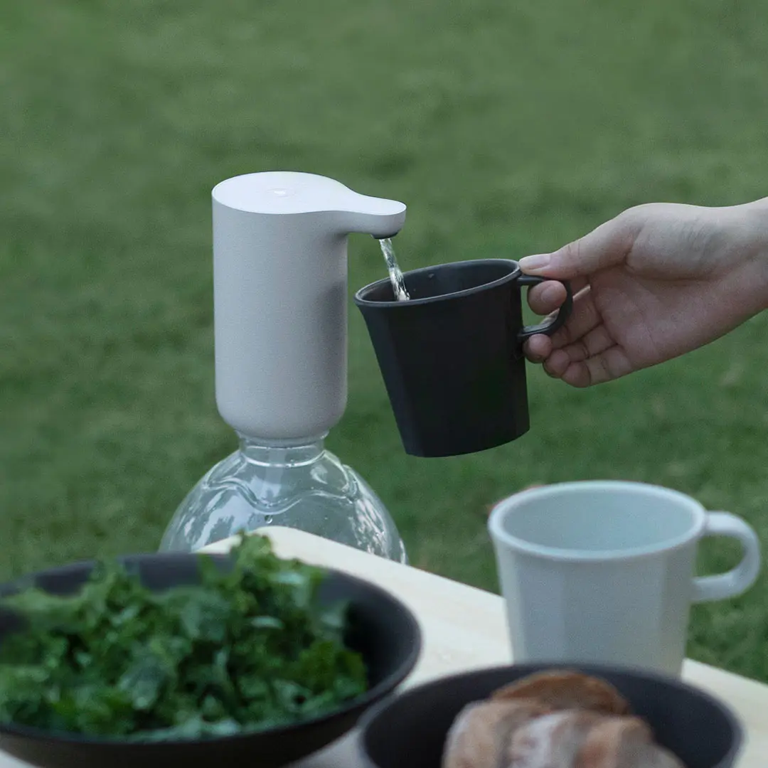 Трехзонный насос YOYOPIN T1 для бутилированной воды, смеситель для воды, насадка для воды для всех типов бутилированной воды, USB-зарядка, белый цвет