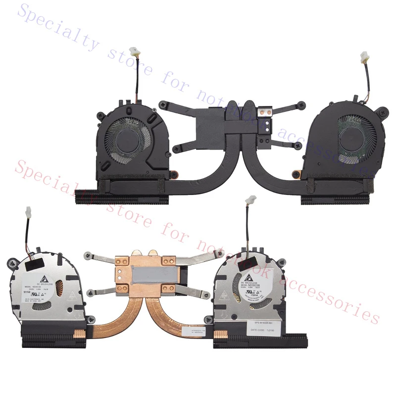 A+  Suitable for HP X360 1030 G7 G8 X360 1040 G7 G8 heatsink cooling module fan M16006-001