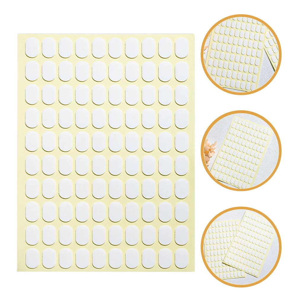 

6 Sheets Nail Patch Holder Double Sided Adhesive Strips Strong Hold for Fake Nails Easy to Use Nail Art Supplies