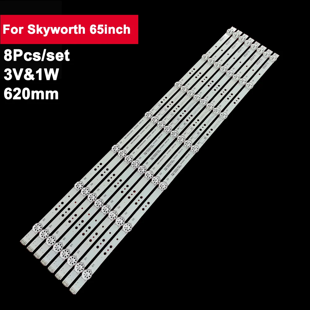 

Подсветка телевизора Skyworth 5800-W65000-8P00, лента для детской подсветки 65E33A 65K5CD 65A5 65A4 65G20 65K5N 65M0 65P50 65V40 65M, 8 шт.
