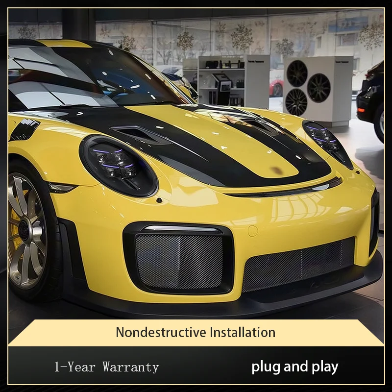 Headlight Accessories For Porsche 911 2012-2018 Auto Upgrade Highlight LED Lights for Vehicles Front Lamps Car Light Assemblies