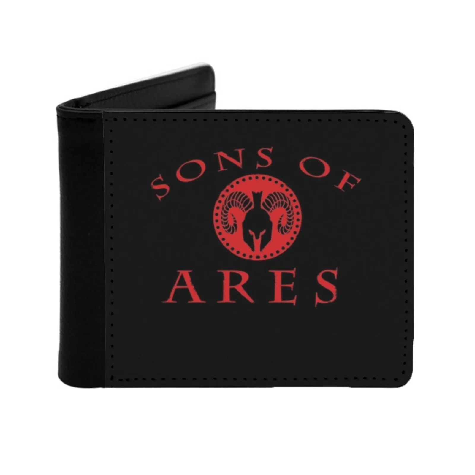 Sons Of Ares Men Wallets Card Man's Wallet Short Purse Male Bag Red Rising Golden Son Pierce Brown Trilogy Uprising Army Symbol