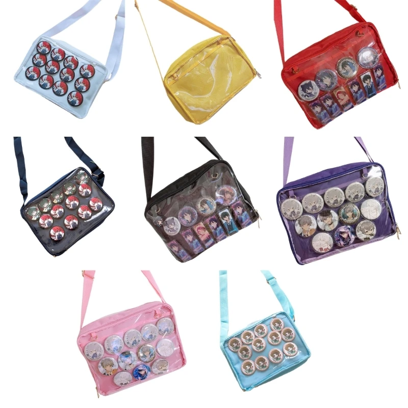 

Womens Small Shoulder Bag Fashion Crossbody Bag Girls Transparent Bag 066F