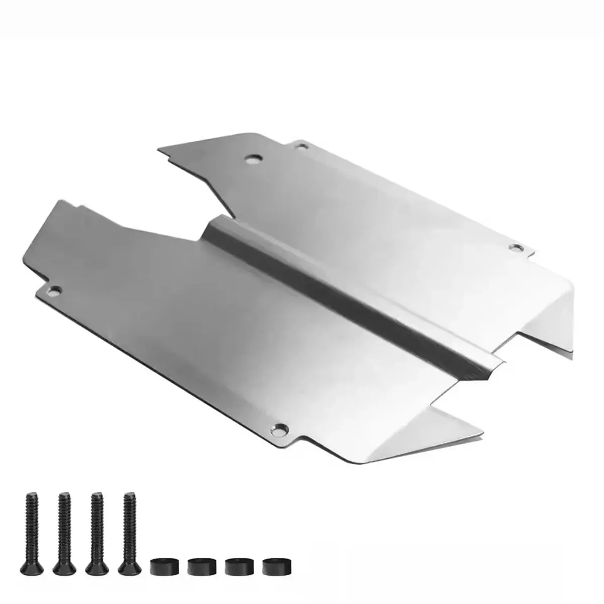 RC カー ステンレススチール シャーシ アーマー プロテクター 1/10 10208 RC カー アップグレード パーツ アクセサリー用 [sgqu-Toy]