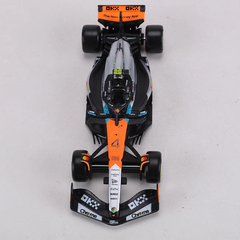Burago 1:43 McLaren MCL39 Britain GP 2025 F1 Team Alloy Model Car view 4