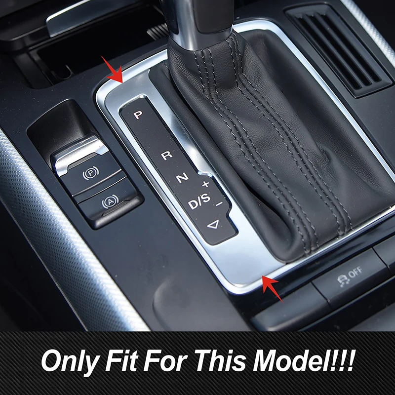 سيارة ألياف الكربون وحدة التحكم ناقل الحركة لوحة تعليمات الإطار الكسوة لأودي A4 B8 2009-2016 اكسسوارات الديكور الداخلي ملصق