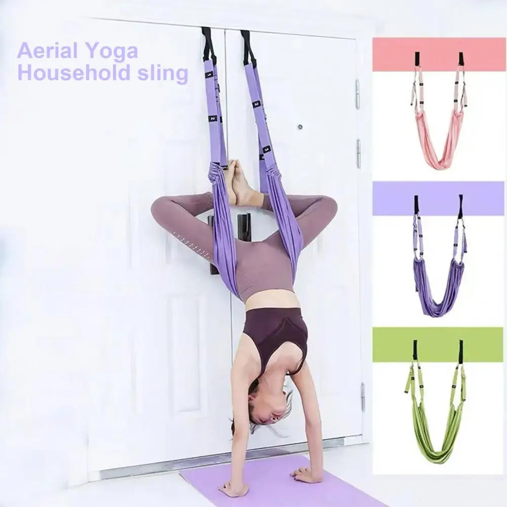 Aerial Yoga Rope Back Bend Assist Band Back Pain Relief Waist Leg Stretcher Rope Home Gym Yoga Pilates Ballet Strap Workout Band