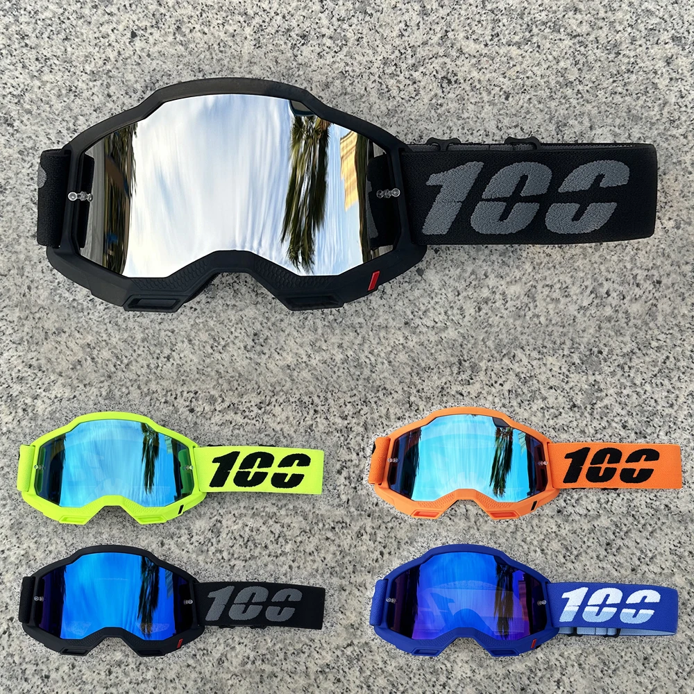 

100 Motocross Glasses Motorcycle Sunglasses Man MTB ATV Mask Windproof Protection Skiing Cycling Racing Off-Road Goggles