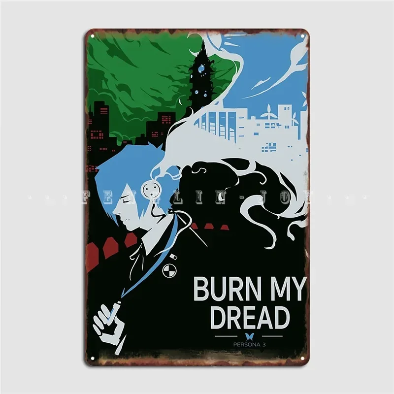 Burn My Dread Poster Metal Plaque Wall Pub Pub Garage Custom Wall Decor Tin Sign Posters