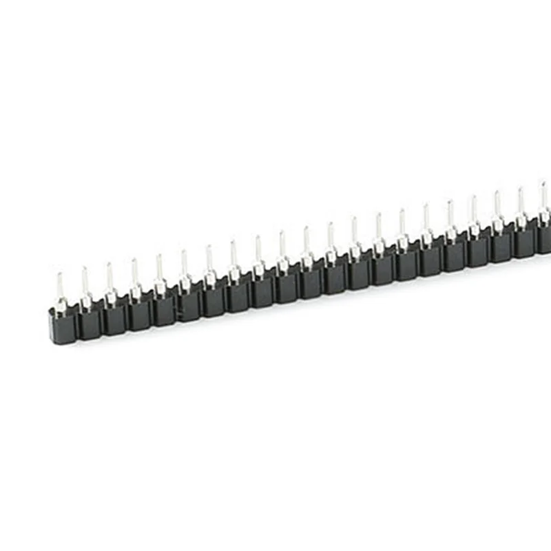 Connecteur d\'en-tête femelle 40 P, 10 pièces/lot, 1x40 broches 2.54 rond femelle, 1x40 trou simple en ligne, trou de siège nucleoillac