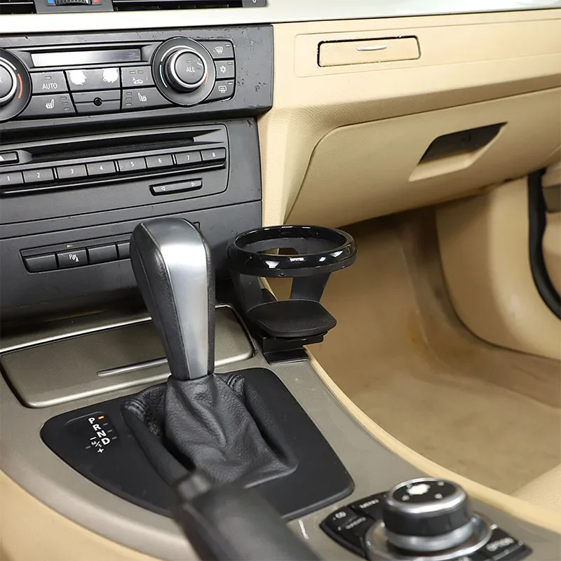 Для BMW 1 серии E87 2007-2021 углеродистая сталь черный автомобильный центральная консоль боковой держатель для чашки с водой автомобильные декоративные аксессуары 1 шт.