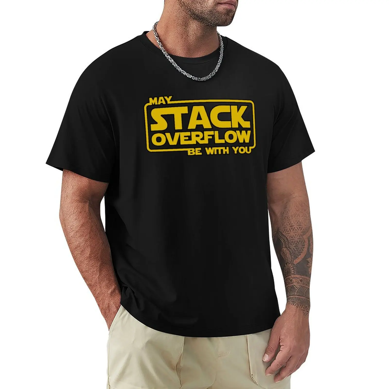 Stack Overflow with you T-Shirt mens graphic t shirts T-Shirt