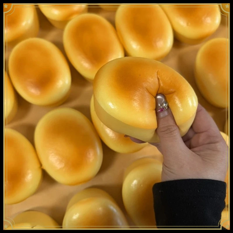 Cheese Cake Squishy Simulation Bread Squeeze Fidget Toy Slow Rebound Squeeze Toy Stress Release Hand Relax Toy Christmas Gift