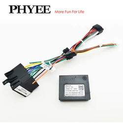 Wiring Harness Adapter with CAN Bus Decoder, 16 Pin to ISO Cable, for Mercedes B Class W245 W246, Viano, Vito W639, R Class W251