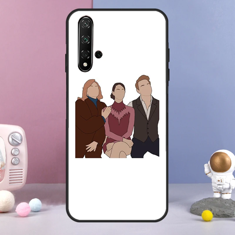 화웨이 노바 Y72 Y61 Y91 Y73 Y90 Y70 Y60 12s 12i 11i 8i 9 10 SE P60 P30 Pro P40 Lite 케이스용 TV 쇼 스피닝 아웃