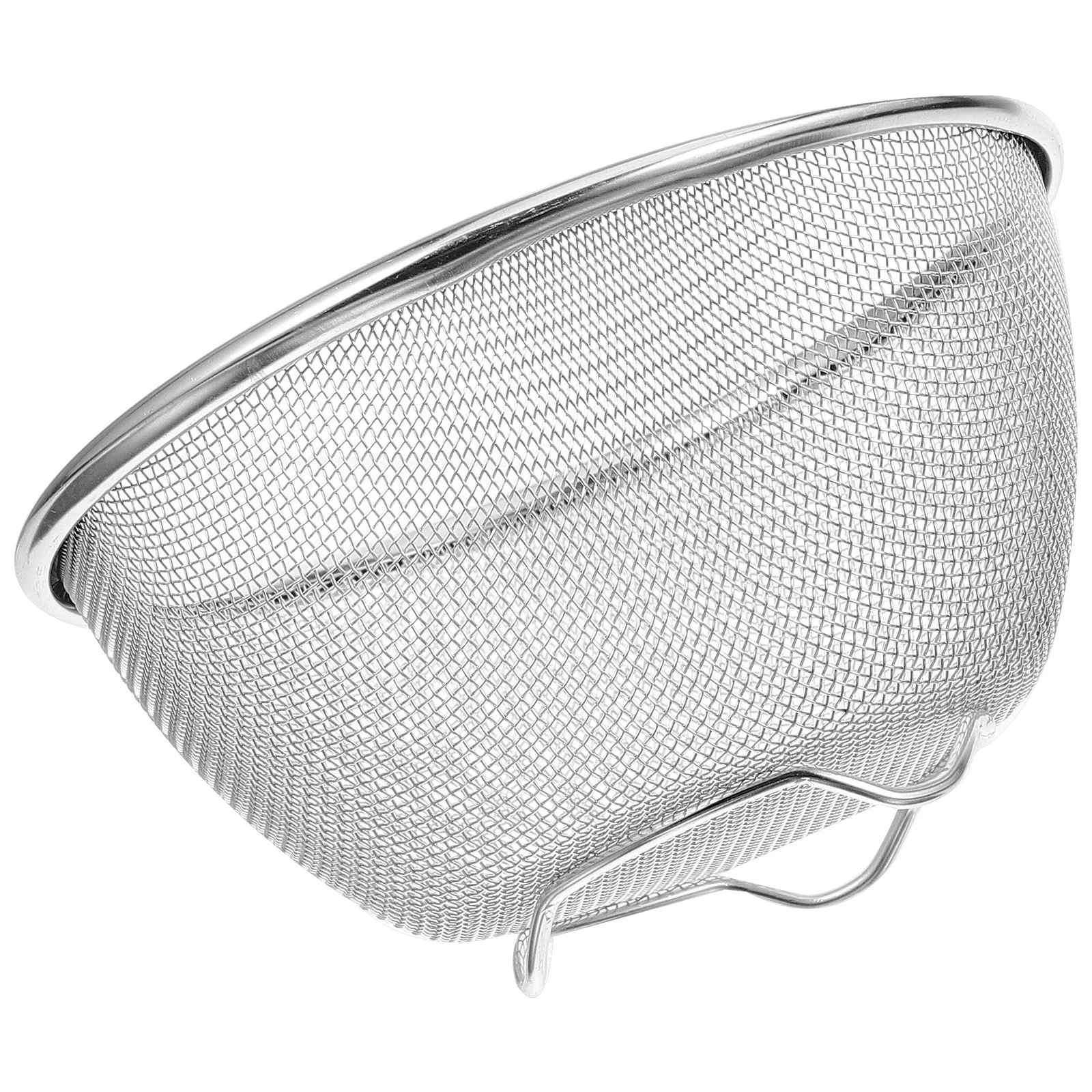 

Thickened Stainless Steel Sink Drain Basket Rice Sieve Wash Kitchen Basin Household Colander Collapsible Laundry Strainer Mesh