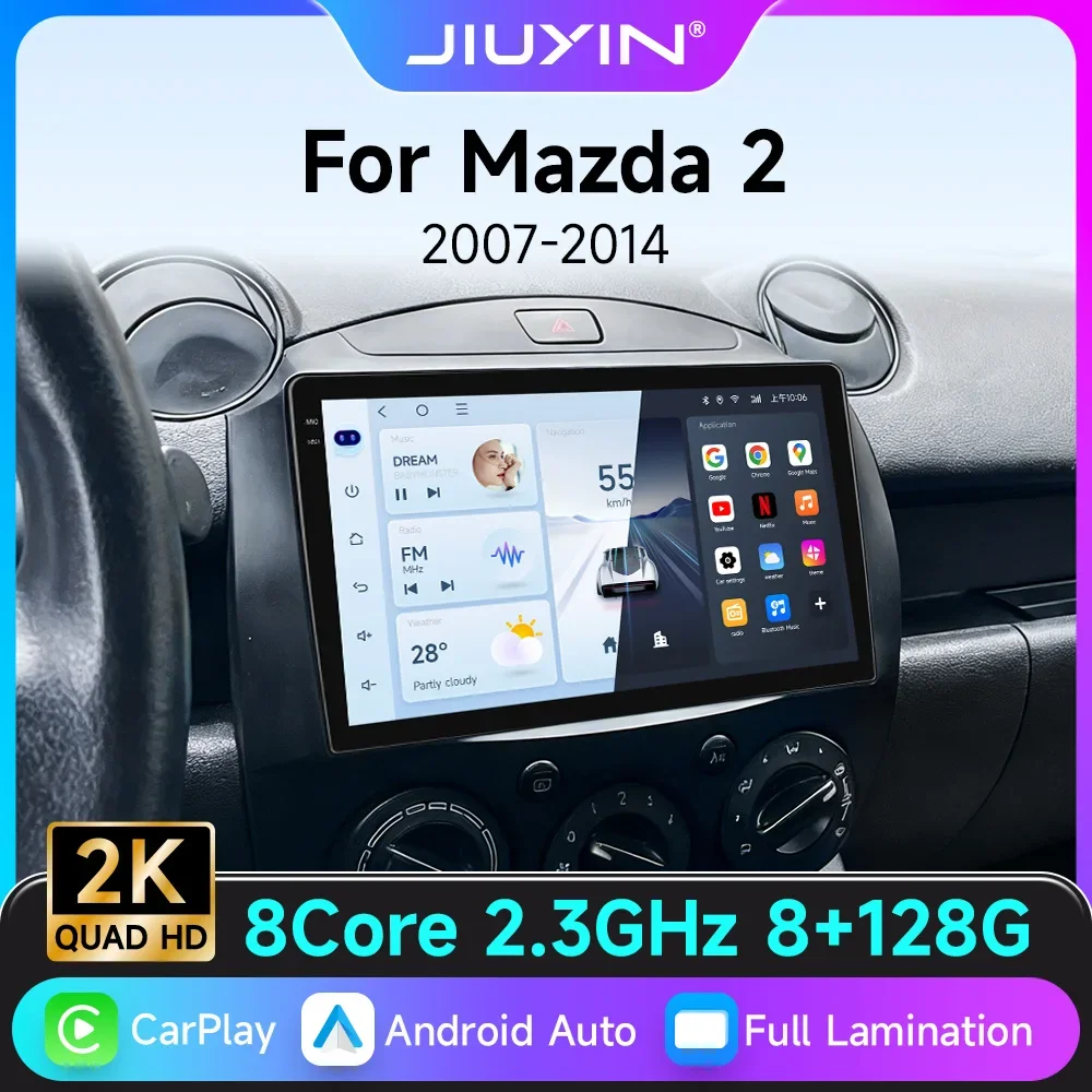 Car Android Radio Multimedia Player 2 DIN GPS Navigation for MAZDA 2 Mazda2 2007-2014 with Autoradio Support