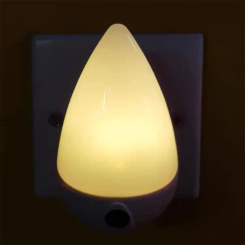 Wireless LED Night light with Motion Sensor EU US Plug-in Auto Dusk to Dawn Sensor Energy Efficient Lamp For Kids Children Home