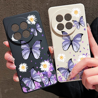 Butterflies Flowers TPU Case For OnePlus 13 12 13R 12R 11R ACE 5 3 2 Shockproof Soft Silicone Phone Cover For OnePlus 13R 12R 13